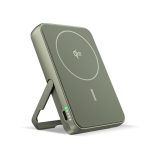 Magnetische Powerbank Fresh 'n Rebel mit kabelloser Ladefunktion, 10.000 mAh farbe grün