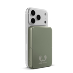Magnetische Powerbank Fresh 'n Rebel mit kabelloser Ladefunktion, 10.000 mAh farbe grün zweite Ansicht