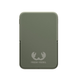 Magnetische Powerbank Fresh 'n Rebel mit kabelloser Ladefunktion, 10.000 mAh farbe grün dritte Ansicht