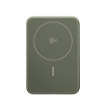 Magnetische Powerbank Fresh 'n Rebel mit kabelloser Ladefunktion, 10.000 mAh farbe grün vierte Ansicht