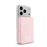 Magnetische Powerbank Fresh 'n Rebel mit kabelloser Ladefunktion, 10.000 mAh farbe rosa zweite Ansicht