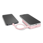 Magnetische Powerbank Fresh 'n Rebel mit kabelloser Ladefunktion, 10.000 mAh farbe rosa sechste Ansicht
