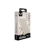 Magnetische Powerbank Fresh 'n Rebel mit kabelloser Ladefunktion, 10.000 mAh farbe beige