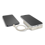 Magnetische Powerbank Fresh 'n Rebel mit kabelloser Ladefunktion, 10.000 mAh farbe beige sechste Ansicht