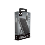 Magnetische Powerbank Fresh 'n Rebel mit kabelloser Ladefunktion, 10.000 mAh farbe dunkelgrau