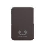 Magnetische Powerbank Fresh 'n Rebel mit kabelloser Ladefunktion, 10.000 mAh farbe dunkelgrau dritte Ansicht