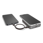 Magnetische Powerbank Fresh 'n Rebel mit kabelloser Ladefunktion, 10.000 mAh farbe dunkelgrau sechste Ansicht