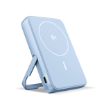 Magnetische Powerbank Fresh 'n Rebel mit kabelloser Ladefunktion, 10.000 mAh farbe hellblau