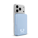 Magnetische Powerbank Fresh 'n Rebel mit kabelloser Ladefunktion, 10.000 mAh farbe hellblau zweite Ansicht