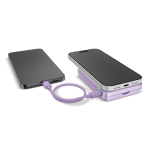 Magnetische Powerbank Fresh 'n Rebel mit kabelloser Ladefunktion, 10.000 mAh farbe lila sechste Ansicht