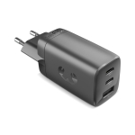 Schnellladegerät Fresh 'n Rebel mit USB-A und 2 USB-C-Anschlüssen, 67 W farbe dunkelgrau