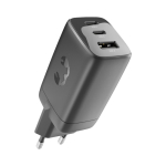 Schnellladegerät Fresh 'n Rebel mit USB-A und 2 USB-C-Anschlüssen, 67 W farbe dunkelgrau zweite Ansicht