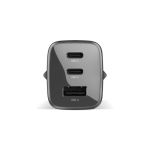 Schnellladegerät Fresh 'n Rebel mit USB-A und 2 USB-C-Anschlüssen, 67 W farbe dunkelgrau
