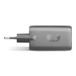 Schnellladegerät Fresh 'n Rebel mit USB-A und 2 USB-C-Anschlüssen, 67 W farbe dunkelgrau dritte Ansicht
