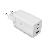 Schnellladegerät Fresh 'n Rebel mit USB-A und 2 USB-C-Anschlüssen, 67 W farbe hellgrau
