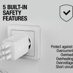 Schnellladegerät Fresh 'n Rebel mit USB-A und 2 USB-C-Anschlüssen, 67 W farbe hellgrau sechste Ansicht
