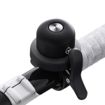 Fahrradklingel mit verstecktem Ortungsgerät für Android und Apple farbe schwarz vierte Ansicht