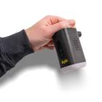 Kabellose, wiederaufladbare Luftpumpe mit USB-C, 3-in-1 mit Licht farbe schwarz zweite Ansicht