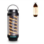 Wiederaufladbare Lampe und Taschenlampe mit 10 Stunden Laufzeit und USB-C-Ladung
