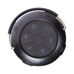 Tragbarer 3-in-1-Lautsprecher mit dimmbarem 360°-Licht und Powerbank 10.000 mAh farbe schwarz