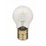 Dekorative LED-Glühbirne mit Filament-Design und Batteriebetrieb farbe neongrün zweite Ansicht