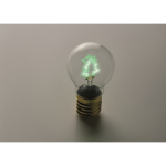 Dekorative LED-Glühbirne mit Filament-Design und Batteriebetrieb farbe neongrün drittes Detailbild