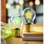 Dekorative LED-Glühbirne mit Filament-Design und Batteriebetrieb farbe neongrün