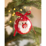 Weihnachtssocken aus Polyester in Kugel für den Weihnachtsbaum Größe M farbe rot Stimmungsbild Hauptansicht