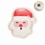Wiederverwendbarer Handwärmer aus Kunststoff in Weihnachtsmann-Form farbe mehrfarbig