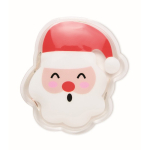 Wiederverwendbarer Handwärmer aus Kunststoff in Weihnachtsmann-Form farbe mehrfarbig achte Ansicht