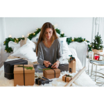 Aromaset mit Diffusor aus Glas und Vanille-Duftkerze farbe beige Stimmungsbild dritte Ansicht
