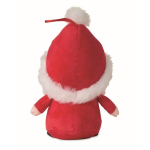 Weihnachtsmann-Plüschtier aus Polyester, bestickt, mit Schlaufe zum Aufhängen farbe rot vierte Ansicht
