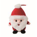 Weihnachtsmann-Plüschtier aus Polyester, bestickt, mit Schlaufe zum Aufhängen farbe rot fünfte Ansicht