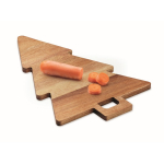 Servierbrett aus Akazienholz in Form eines Weihnachtsbaums farbe holzton zweite Ansicht