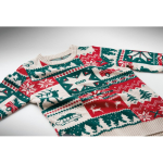 Weihnachtspullover aus Strick, 100 % Acryl, Einheitsgröße S-M farbe beige Hauptansicht