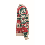 Weihnachtspullover aus Strick, 100 % Acryl, Einheitsgröße L-XL farbe beige zweite Ansicht