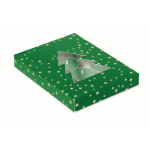 Set mit 12 Teelichtern mit Zimtduft in Weihnachtsbox farbe grün
