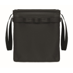 Faltbarer multifunktionaler RPET-Organizer mit Griffen und Taschen farbe schwarz