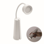 2-in-1 Schreibtischlampe und Taschenlampe mit in 3 Modi dimmbarem Licht farbe weiß