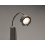2-in-1 Schreibtischlampe und Taschenlampe mit in 3 Modi dimmbarem Licht farbe weiß Detailbild