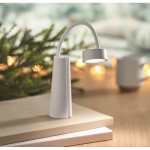 2-in-1 Schreibtischlampe und Taschenlampe mit in 3 Modi dimmbarem Licht farbe weiß Stimmungsbild 2