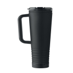 Doppelwandiger Thermobecher mit integriertem Lautsprecher, 700 ml farbe schwarz sechste Ansicht