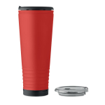 Doppelwandiger Thermobecher mit integriertem Lautsprecher, 700 ml farbe rot