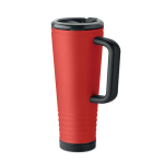 Doppelwandiger Thermobecher mit integriertem Lautsprecher, 700 ml farbe rot
