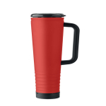 Doppelwandiger Thermobecher mit integriertem Lautsprecher, 700 ml farbe rot