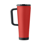 Doppelwandiger Thermobecher mit integriertem Lautsprecher, 700 ml farbe rot sechste Ansicht