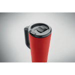 Doppelwandiger Thermobecher mit integriertem Lautsprecher, 700 ml farbe rot