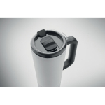 Doppelwandiger Thermobecher mit integriertem Lautsprecher, 700 ml farbe weiß