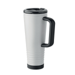 Doppelwandiger Thermobecher mit integriertem Lautsprecher, 700 ml farbe weiß