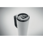 Doppelwandiger Thermobecher mit integriertem Lautsprecher, 700 ml farbe weiß
